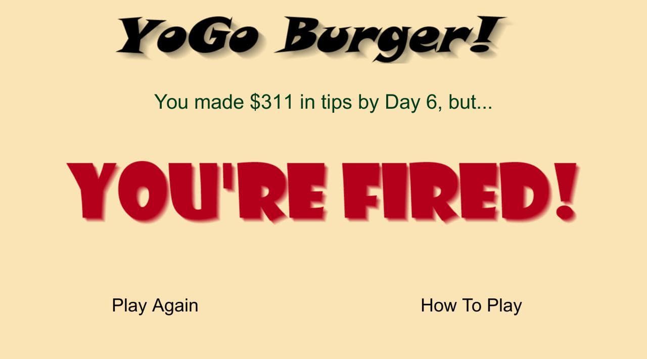 YOGO Burger screenshot 2