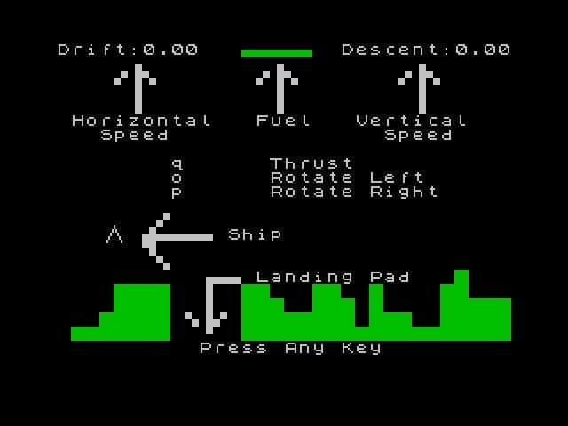 Lunar Lander (itch) screenshot 2