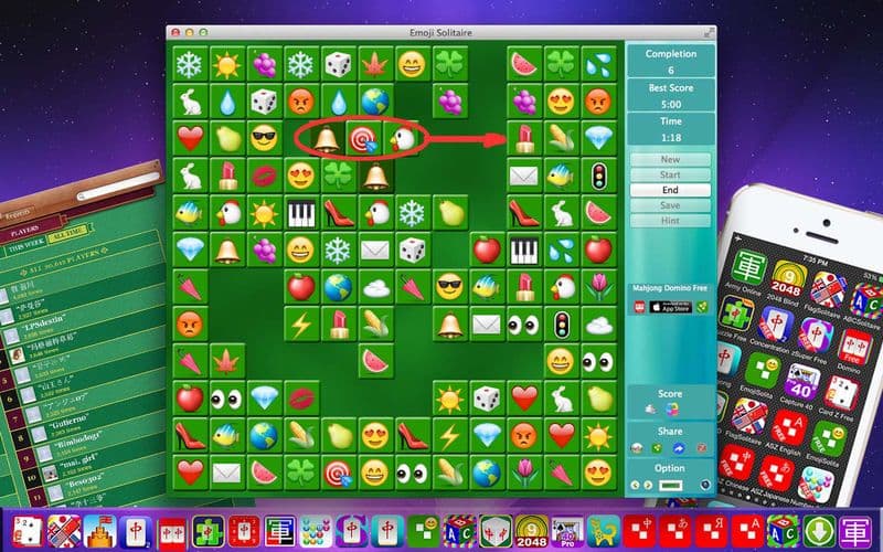 Emoji Solitaire Free screenshot 4