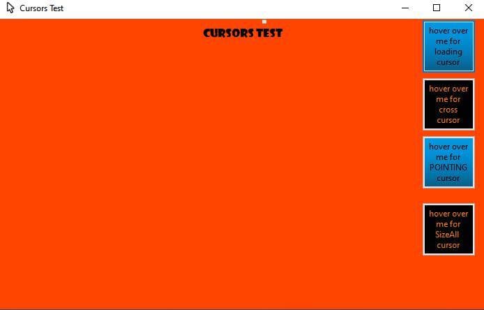 Cursors Test (early access)