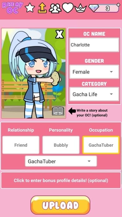 Rate My OC screenshot 3