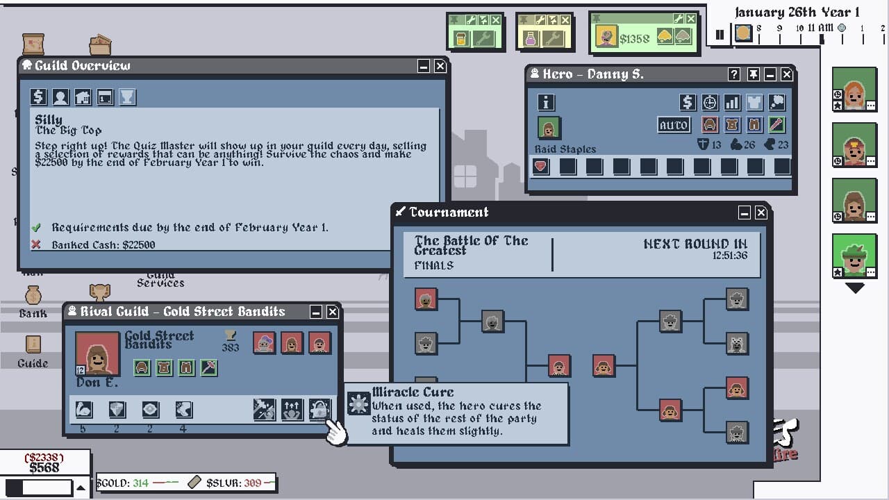 Heroes For Hire - Guild Micromanagement Simulator screenshot 6