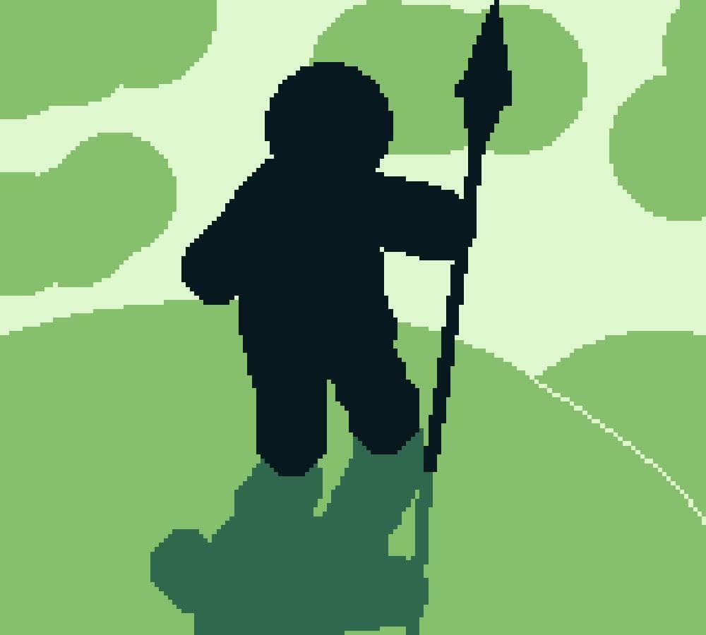 Raffael and his javelin. screenshot 2