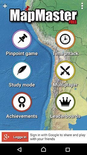 MapMaster Free - Geography game screenshot 2