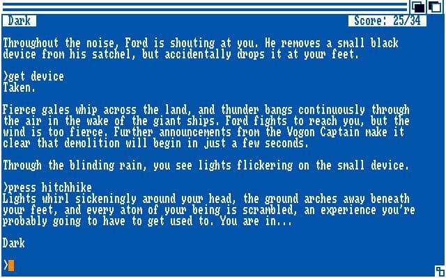 The Hitchhikers Guide to the Galaxy screenshot 3