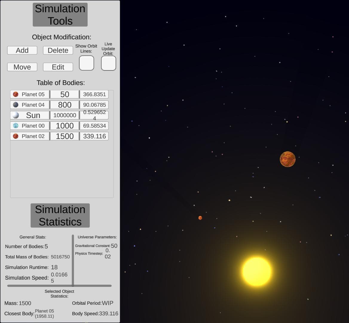 Orbital Mechanics Simulator screenshot 3