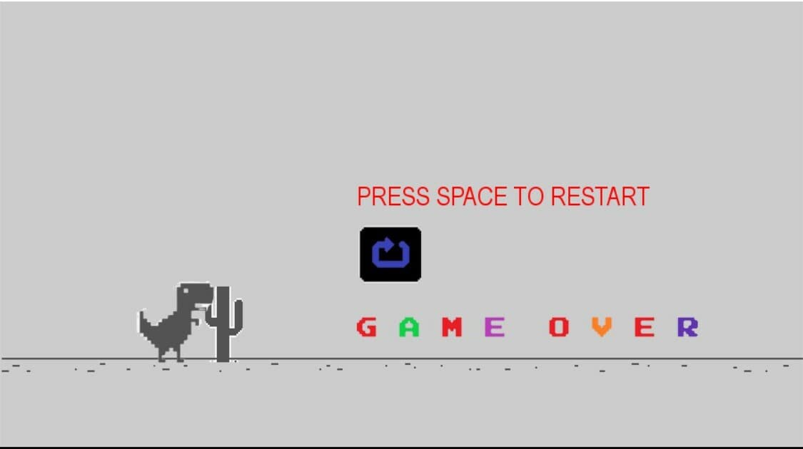 DINAUSAUR RUNNING GAME