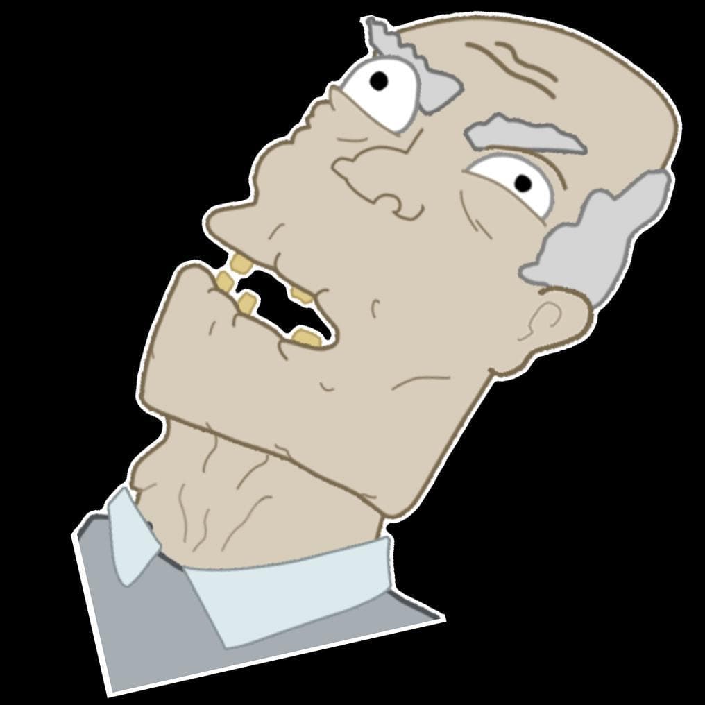 Frustrated Old Man