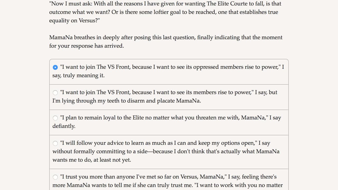 VERSUS: The Elite Trials screenshot 5