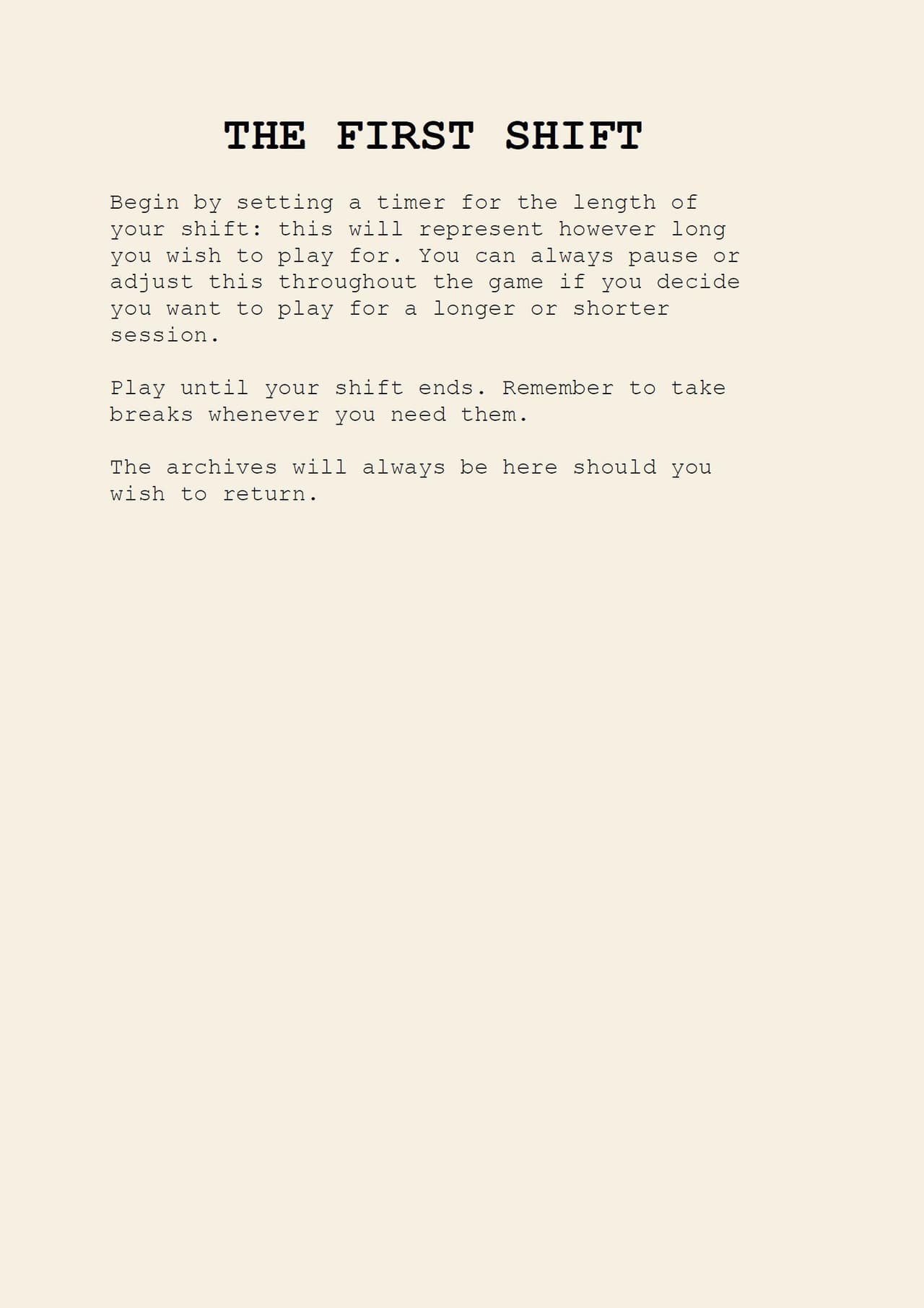 The Play Archives