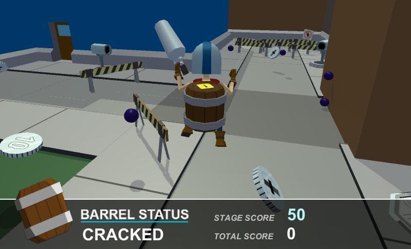Powder Barrel - Naughty Robots Early Concept