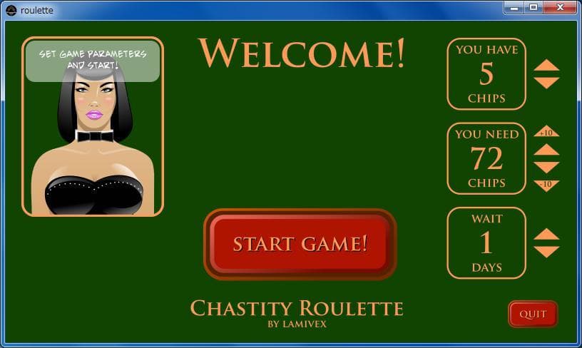 Chastity Roulette (HTML5 Version)