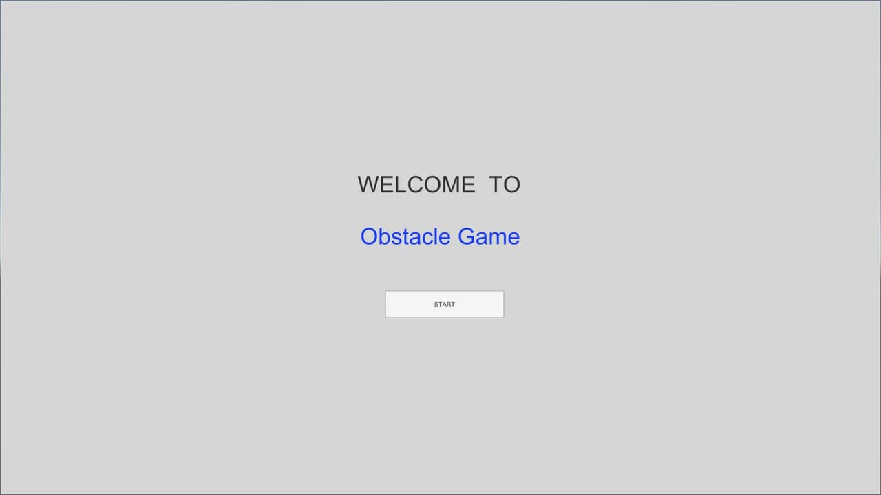 Just a Obstacle Game