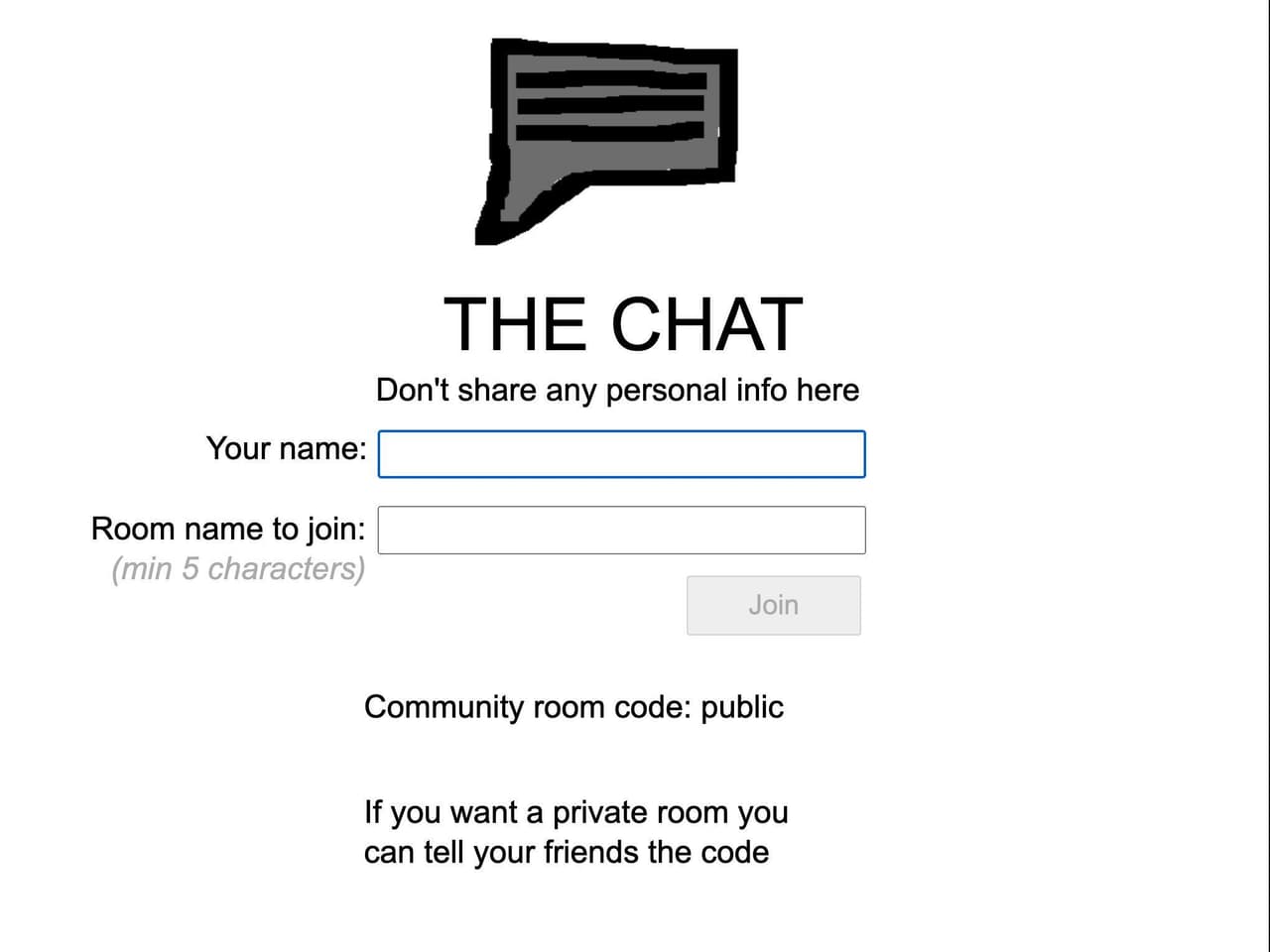 THE CHAT (online chat)