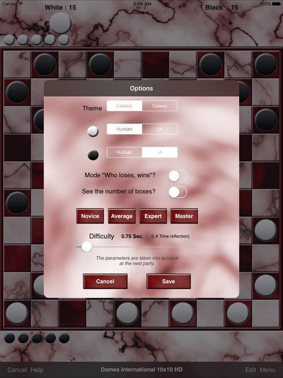 International Draughts 10x10 screenshot 3
