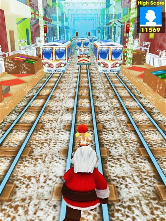 Subway Santa Running: Xmas Train Surfers screenshot 6
