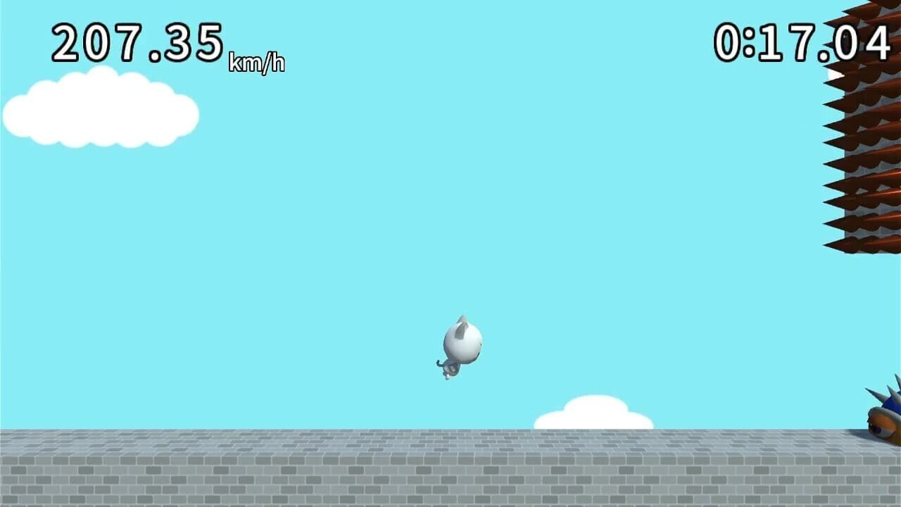 Risk your life to get your dinner back -Nyanzou action game screenshot 4