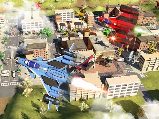 Flying Robot War Plane