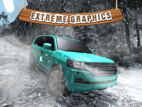 Offroad Cruiser Snow Driving