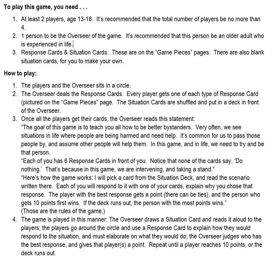 Lets Intervene! A Card Game screenshot 2