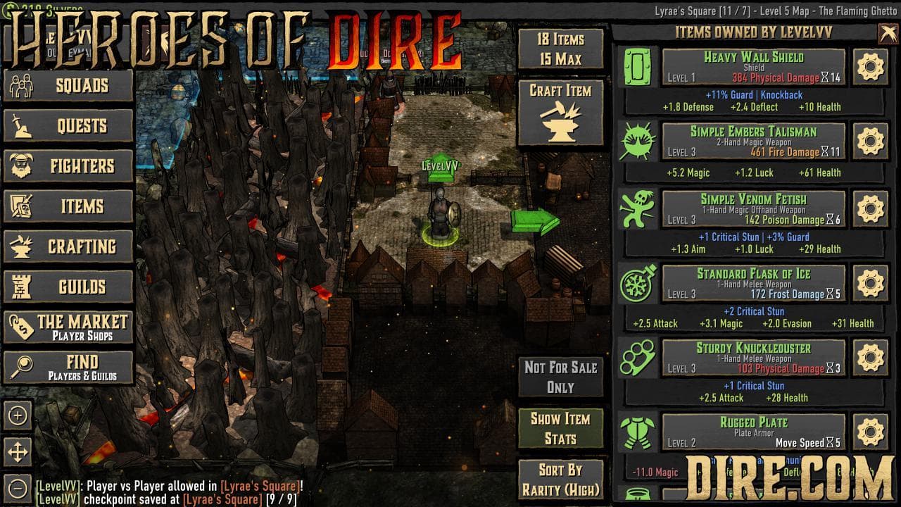 Heroes of Dire (itch) screenshot 3