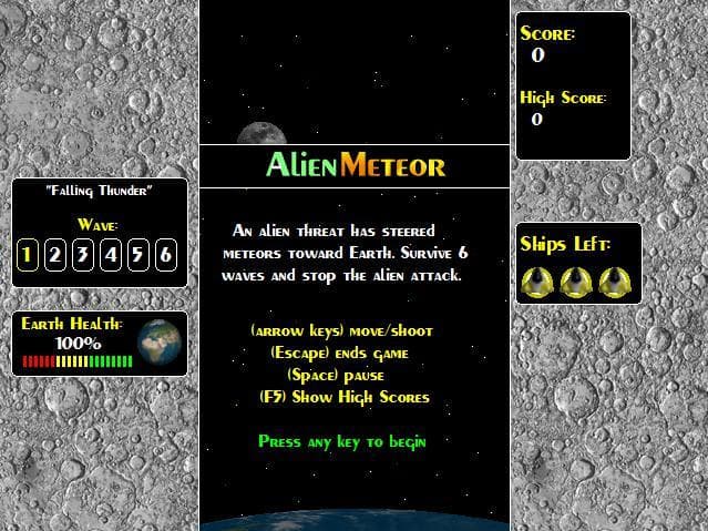 Alien Meteor screenshot 2