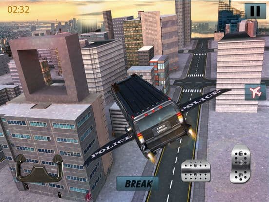 Free Limo Flying car Games screenshot 3