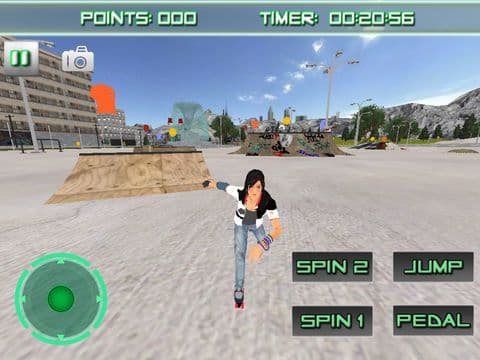 Roller Skating 3D Free Skate Action Board Game screenshot 6