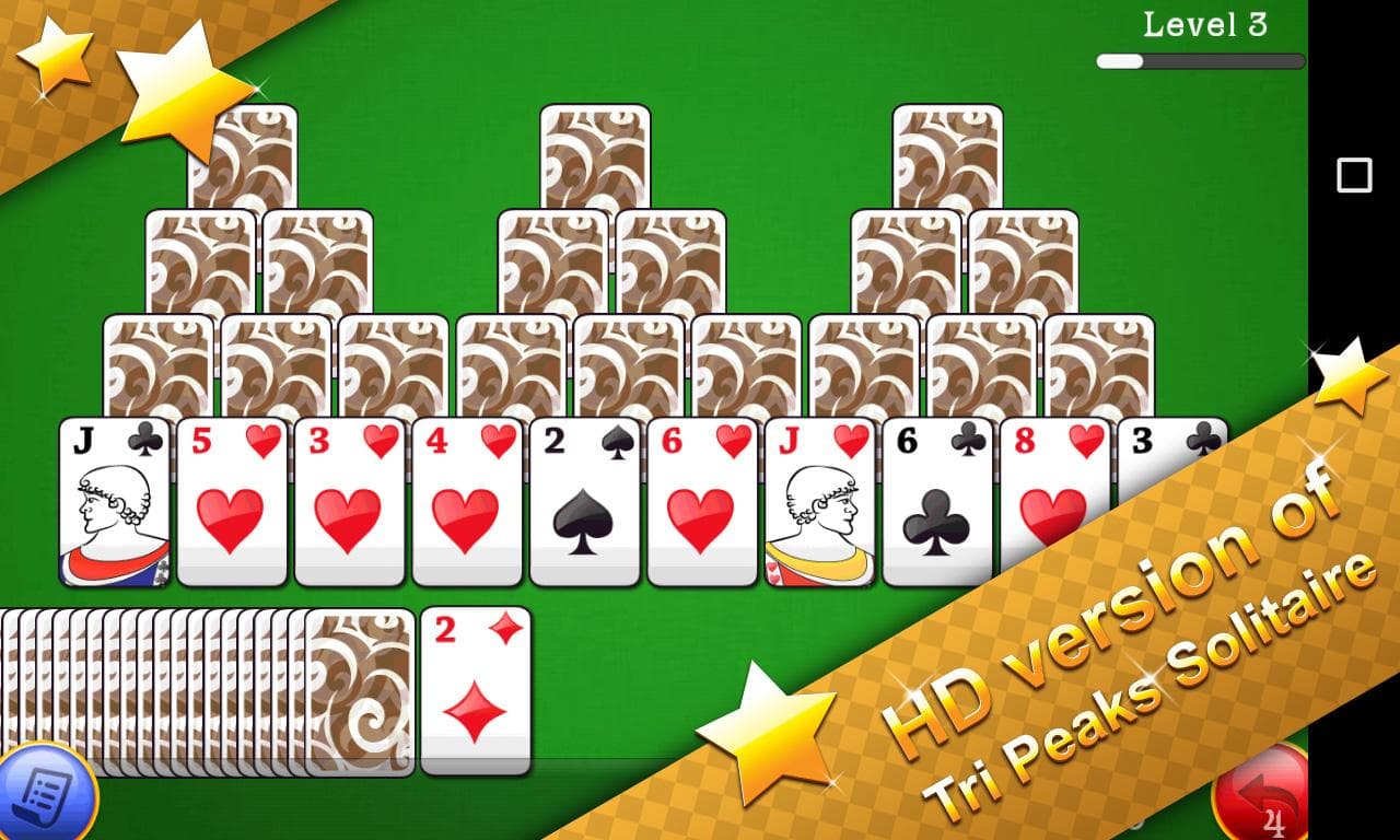 Classic Tri Peaks Solitaire screenshot 2