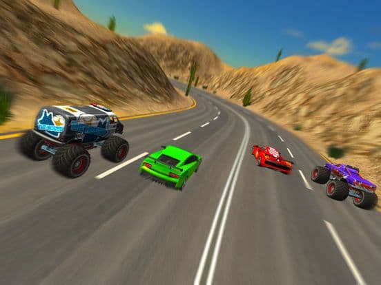 Crazy Car vs Monster Truck Racer 3D