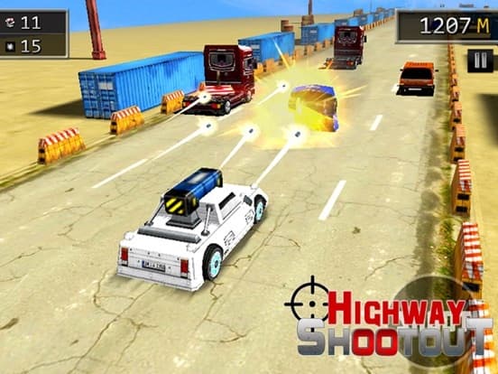 Highway Car Shooting Rider screenshot 4