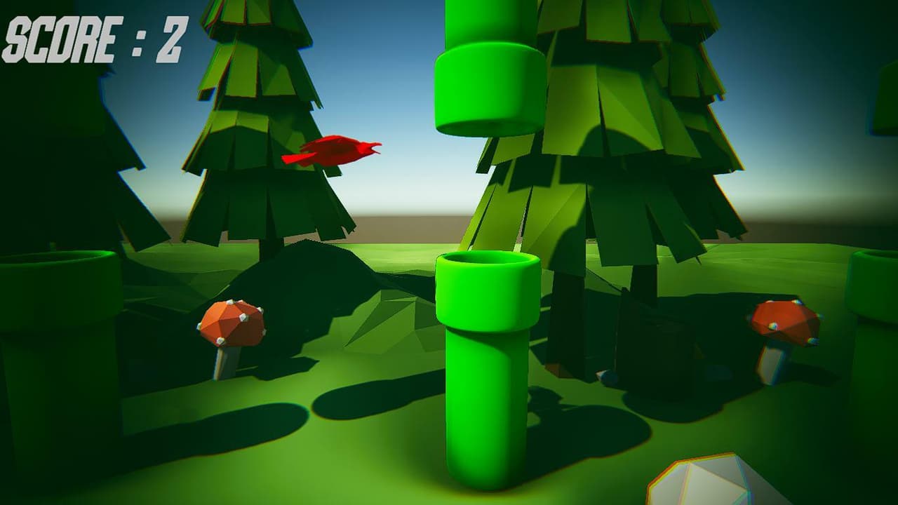 Flappy Bird 3D (Eln_Game)