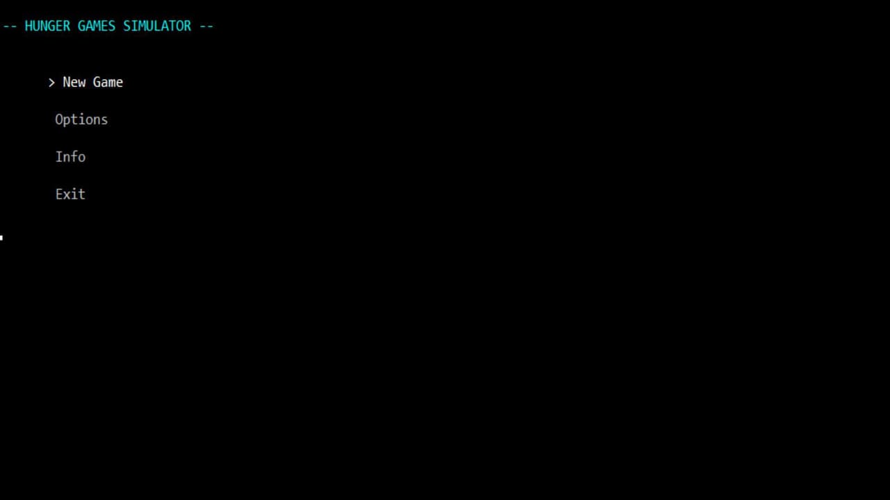 Hunger Games Simulator