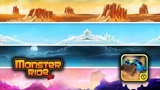 Monster Ride HD - Free Games screenshot 3