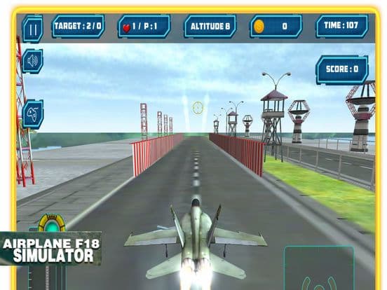 Airplane F-18 Take Off