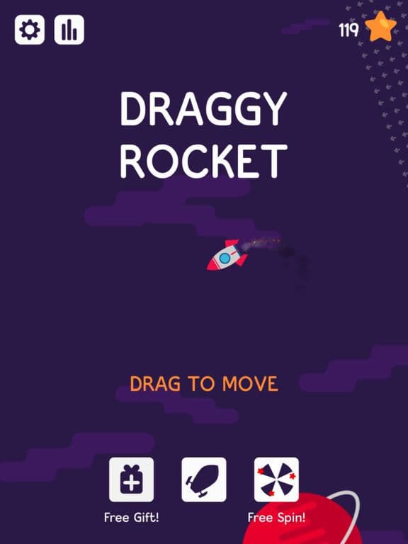 Draggy Rocket - Star Road Race screenshot 2
