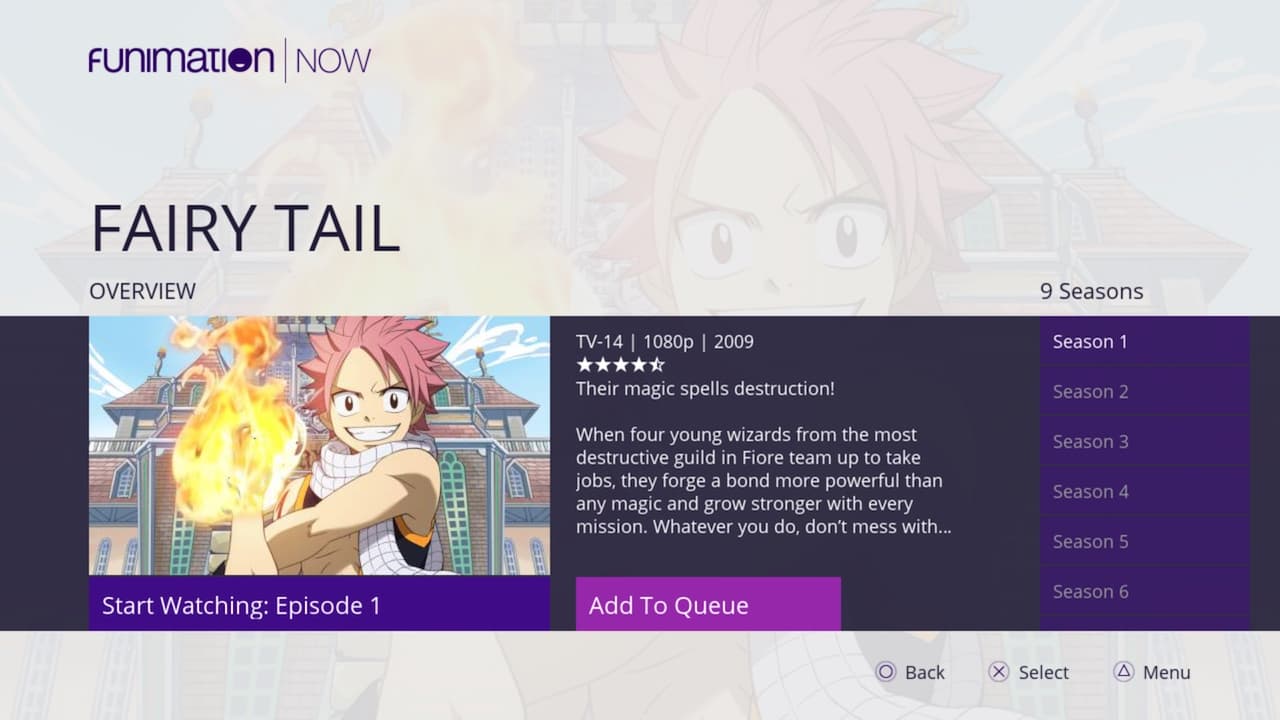 Funimation screenshot 4