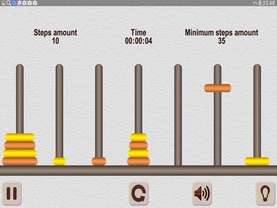 The Tower of Hanoi Math puzzle