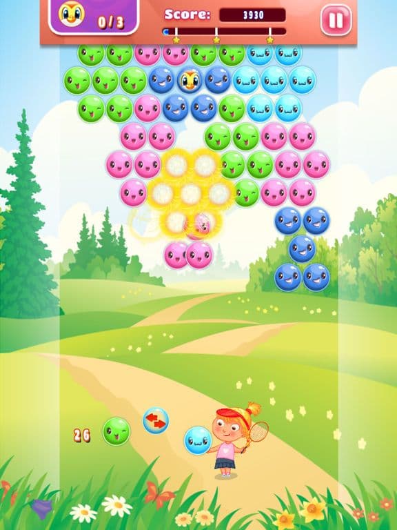 Tennis Bubble Arcade - FREE - girly summer balloon adventure screenshot 3