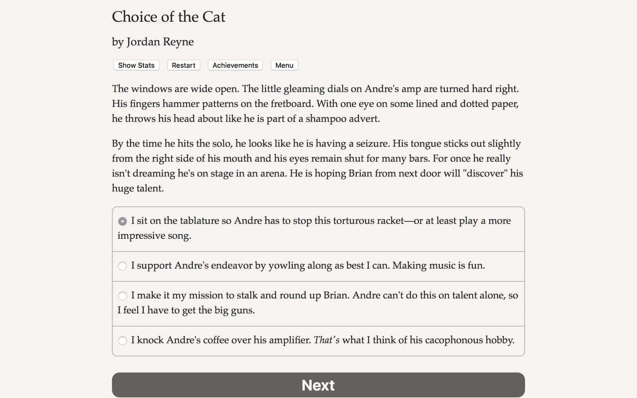 Choice of the Cat screenshot 2
