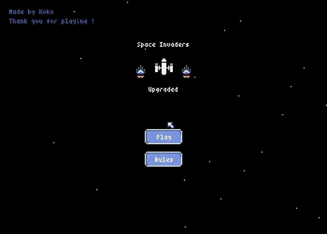 Space Invaders (itch) (Ulysse) screenshot 2