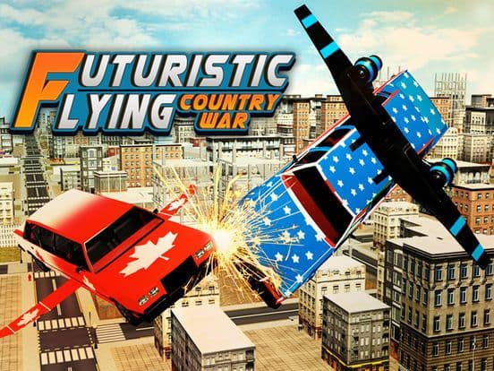 Futuristic Flying Country Car screenshot 2