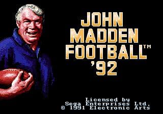 John Madden Football 92 screenshot 2
