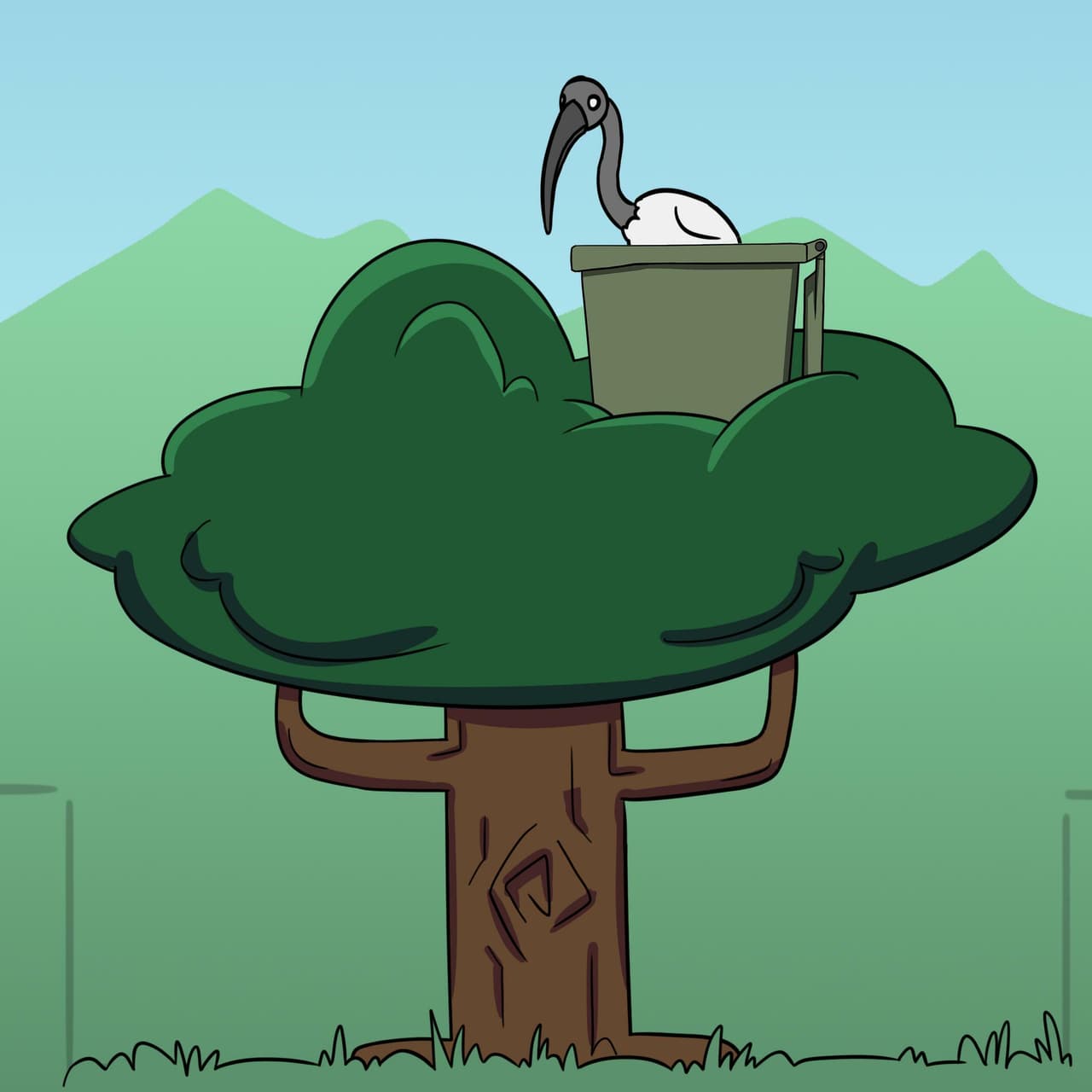 Flight of the Bin Chicken