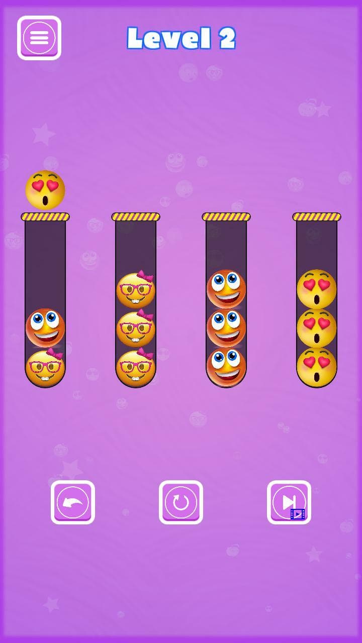 Emoji Sort Puzzle screenshot 4