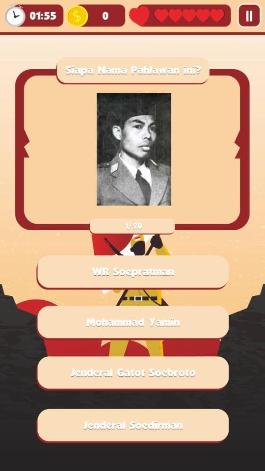 Tebak Nama Pahlawan Indonesia screenshot 3