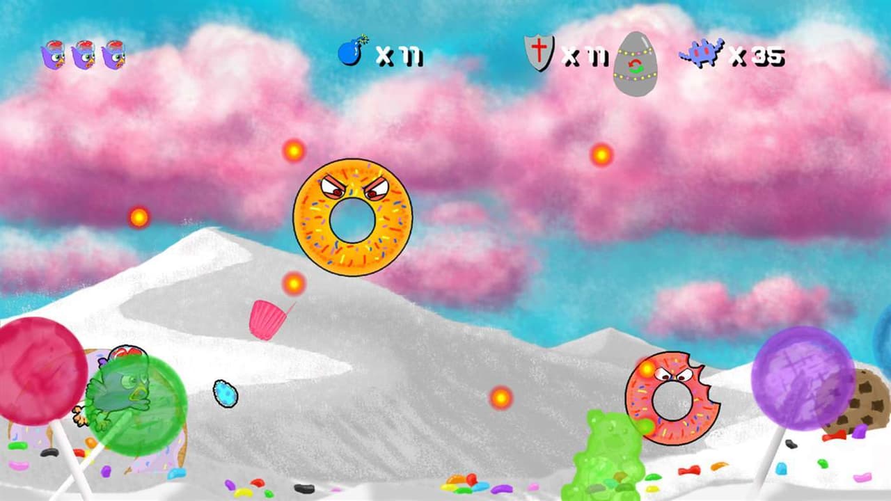 Purple Chicken Spaceman screenshot 3