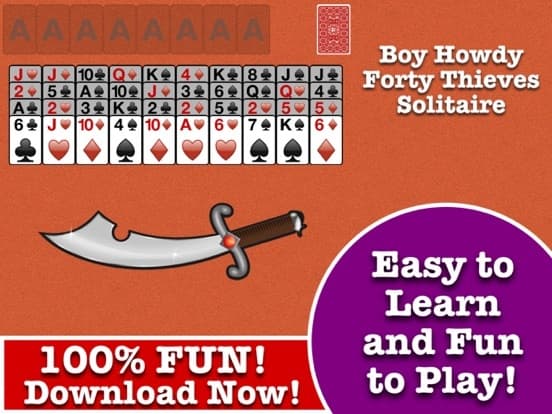 Forty Thieves Solitaire! screenshot 2