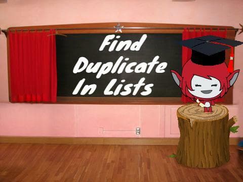 Find Duplicate Item In List