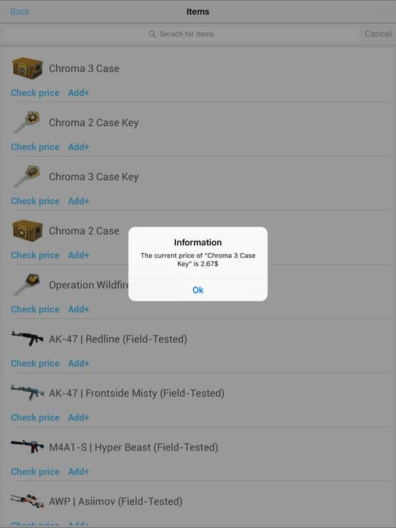 App for STEAM Community Market
